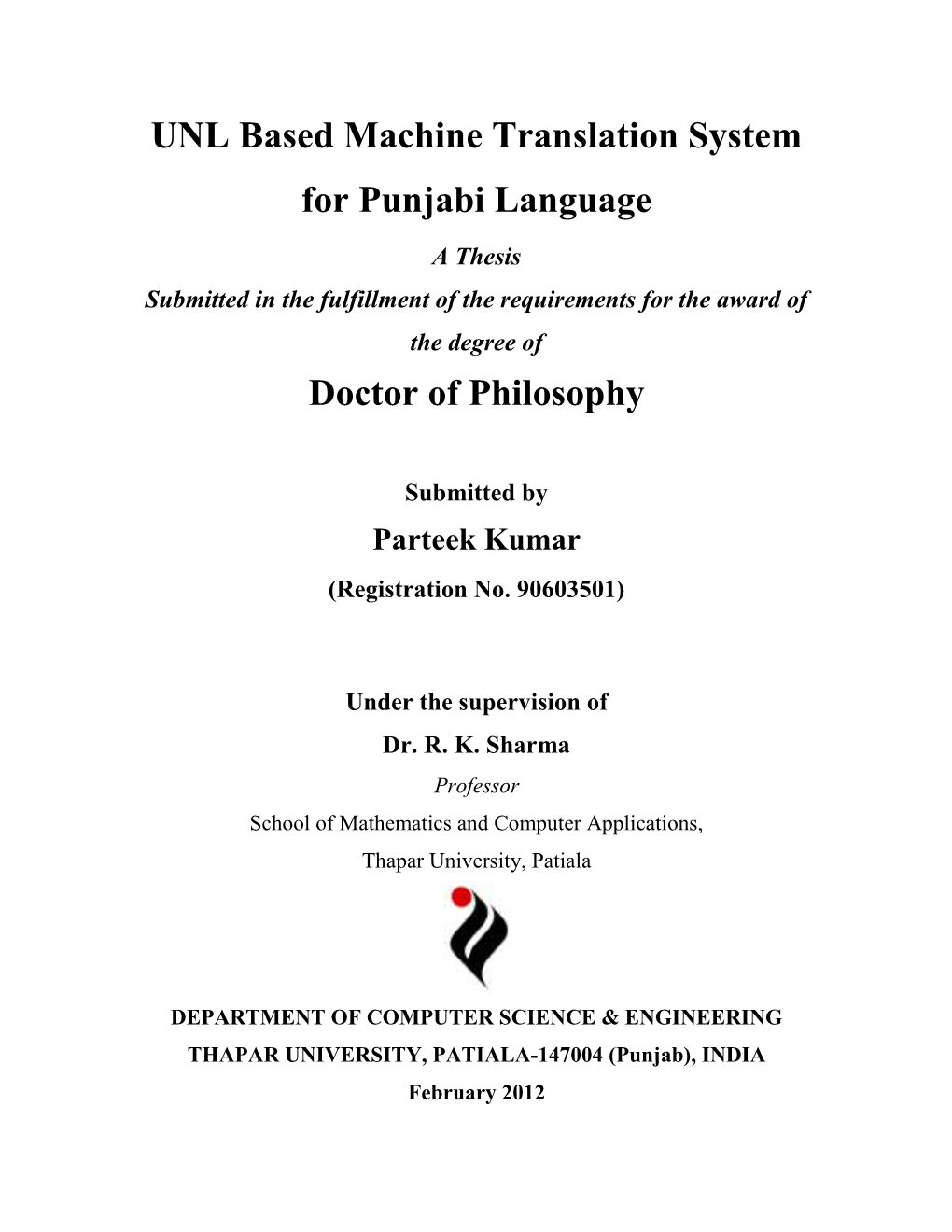 UNL Based Machine Translation System for Punjabi Language