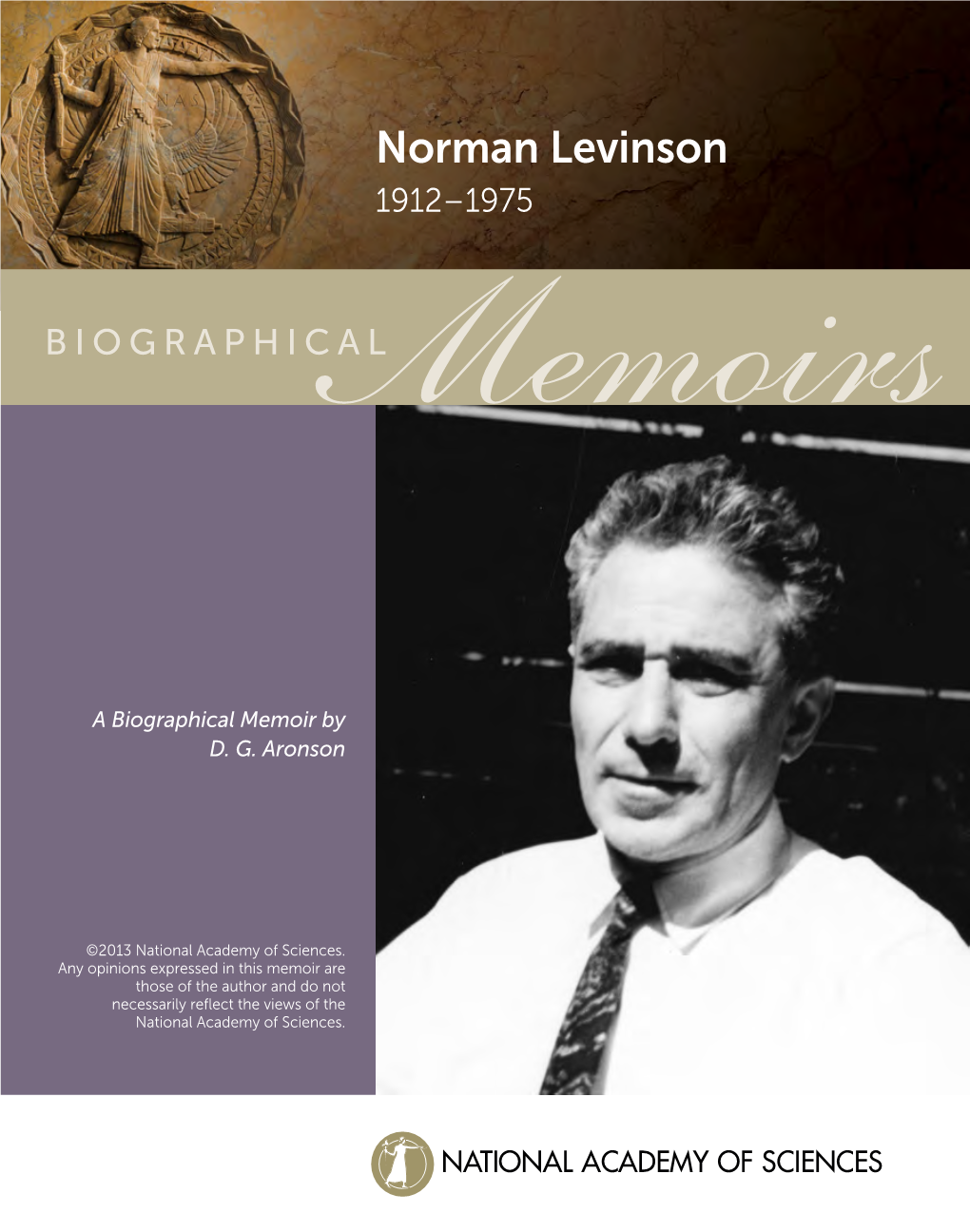 Norman Levinson 1912–1975