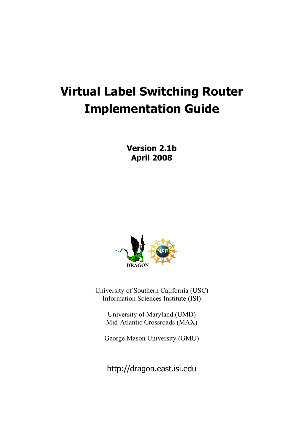 Virtual Label Switching Router Implementation Guide