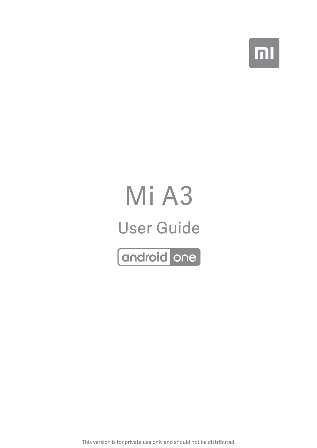 Mi A3 User Guide