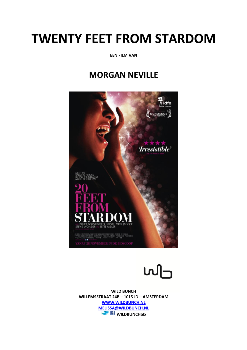 Twenty Feet from Stardom