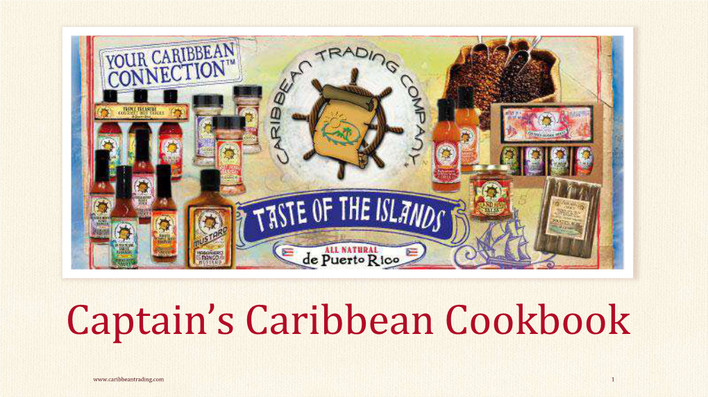 Captain's Caribbean Cookbook