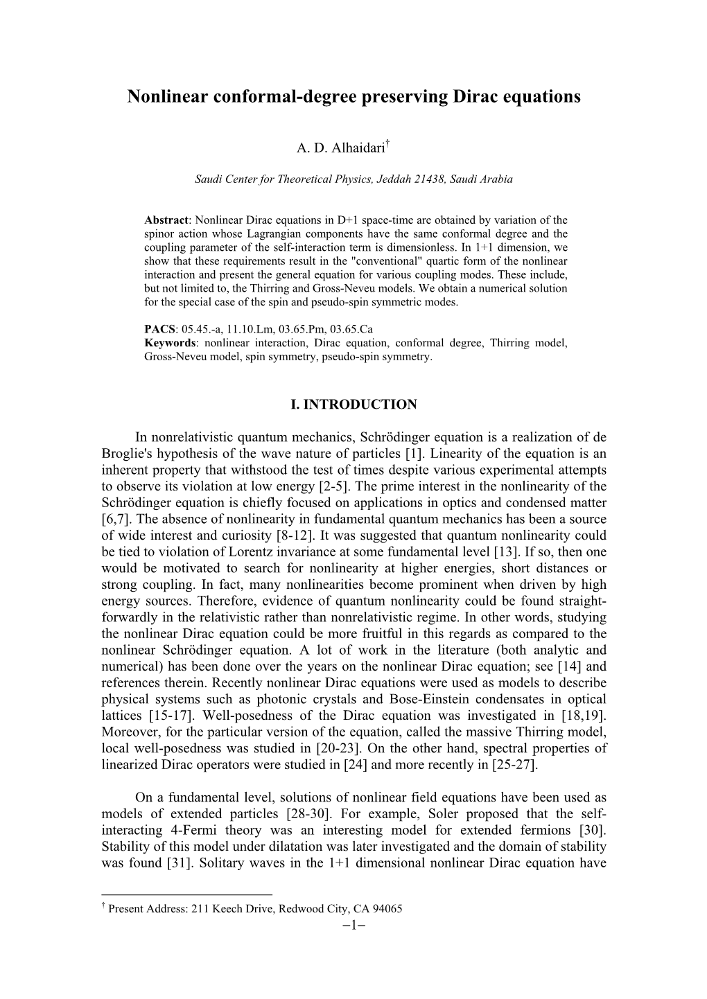 Nonlinear Conformal-Degree Preserving Dirac Equations