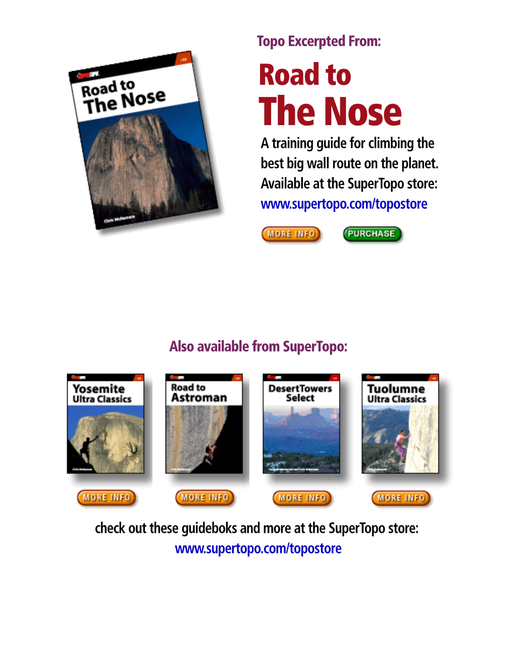 The Nose a Training Guide for Climbing the Best Big Wall Route on the Planet