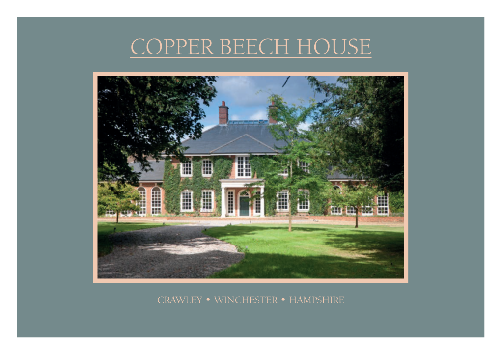 Copper Beech House