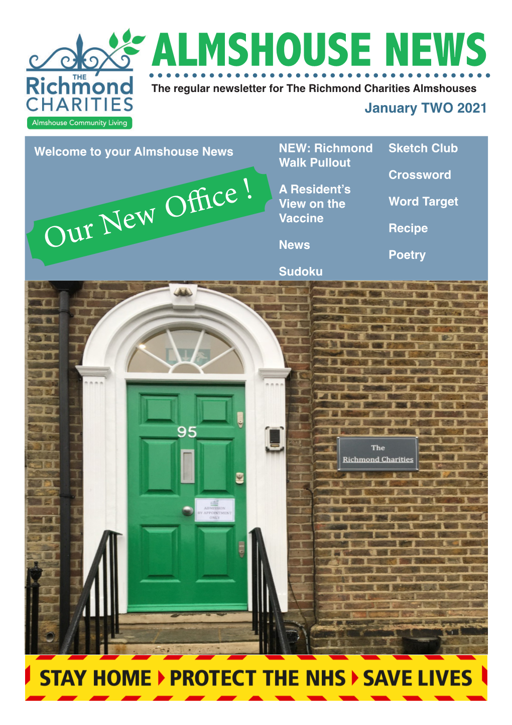R New Office ! ALMSHOUSE NEWS - Contents
