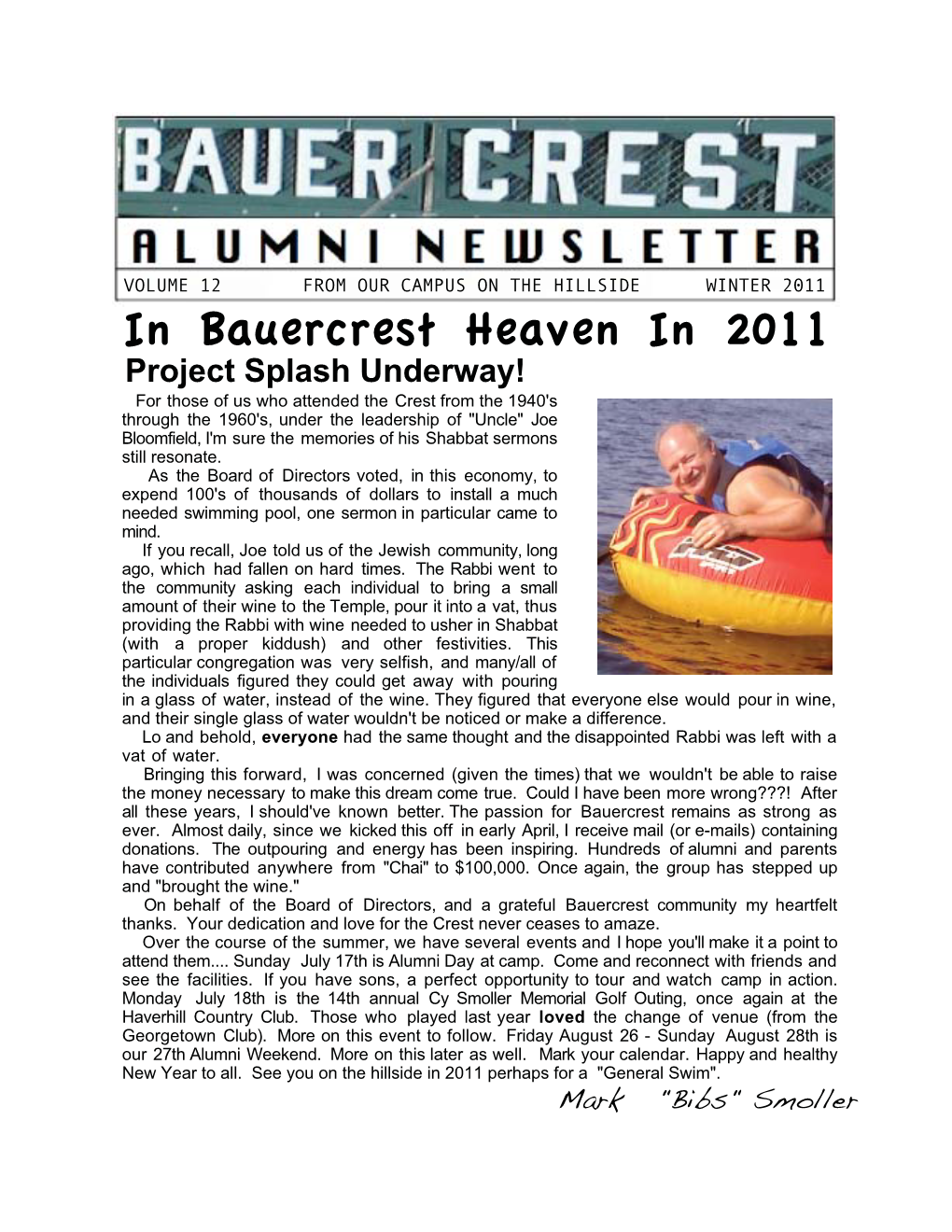 In Bauercrest Heaven in 2011