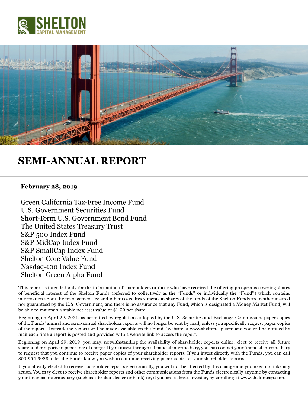 Semi-Annual Report