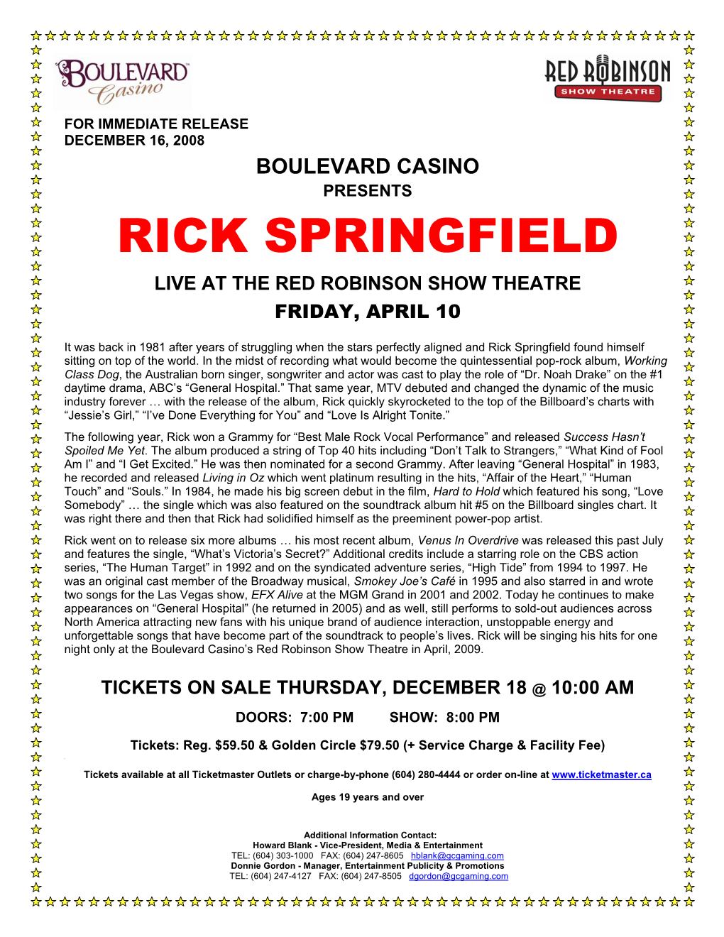 Rick Springfield