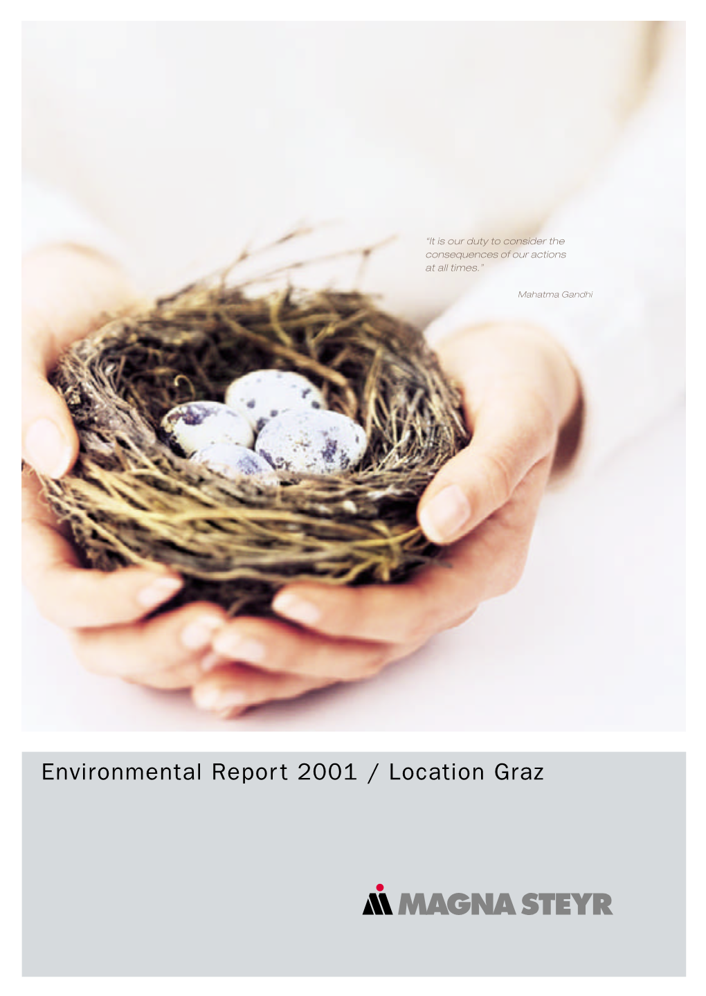 Environmental Report 2001 / Location Graz MS Umwelterklärung/E-25.7.02 OK 18.04.2003 18:06 Uhr Seite 2