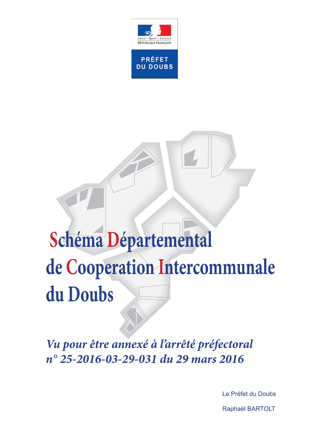 Schéma Départemental De Cooperation Intercommunale Du Doubs