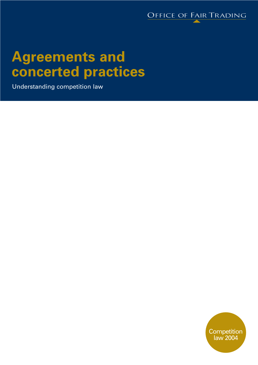 Agreements and Concerted Practices Understanding Competition Law