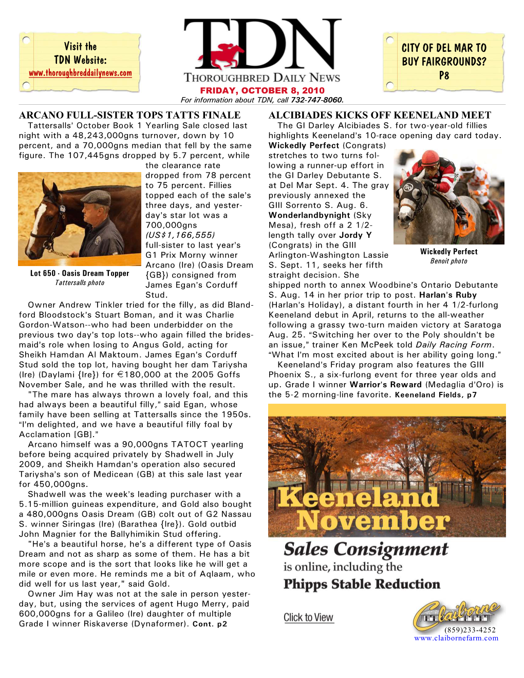 Visit the TDN Website