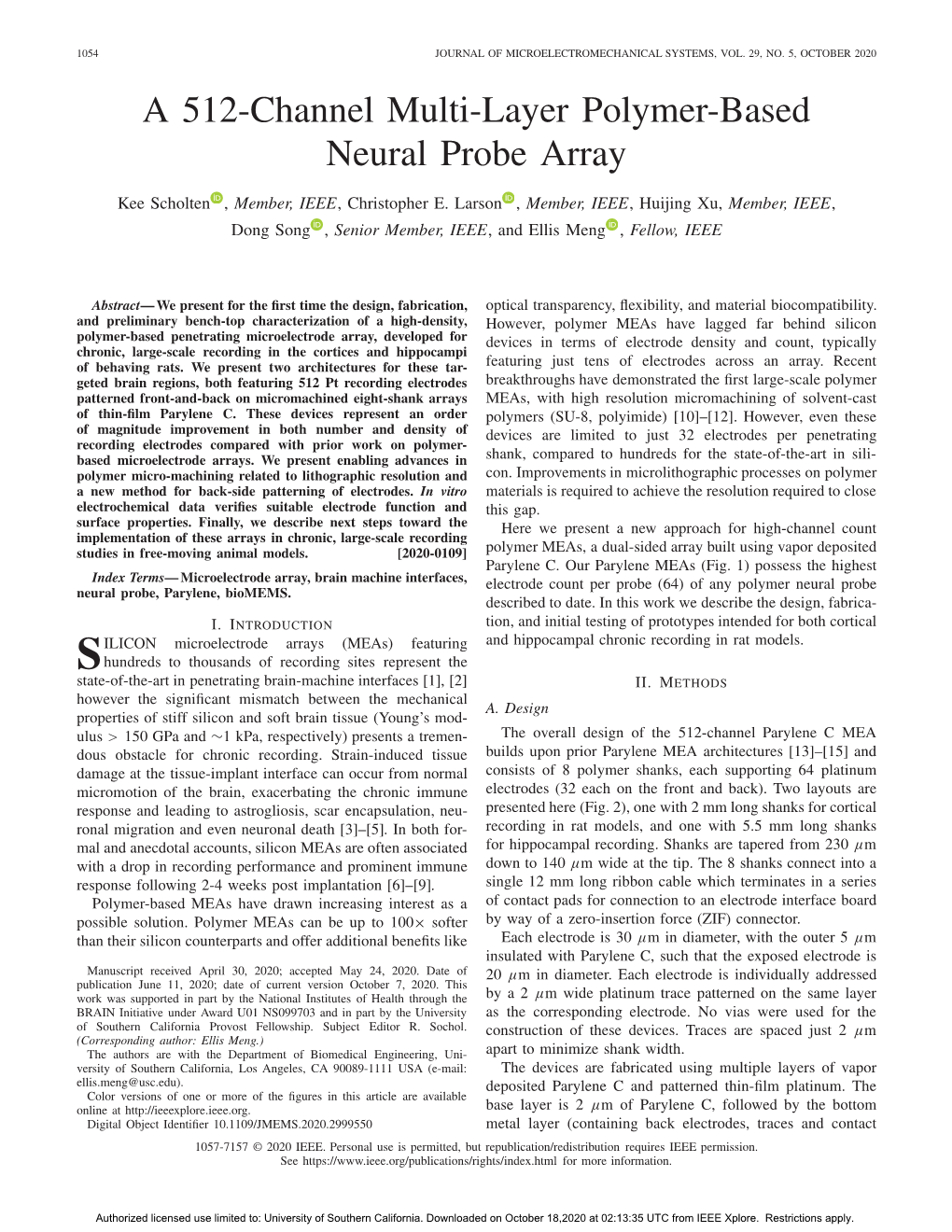 A 512-Channel Multi-Layer Polymer-Based Neural Probe Array