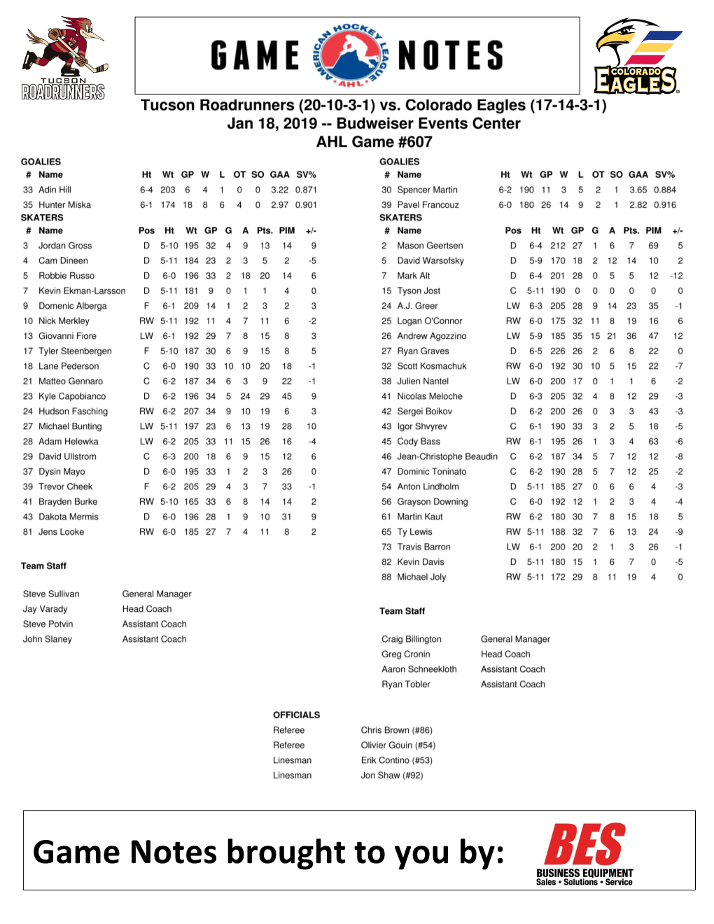 Game Notes-011819.Pdf