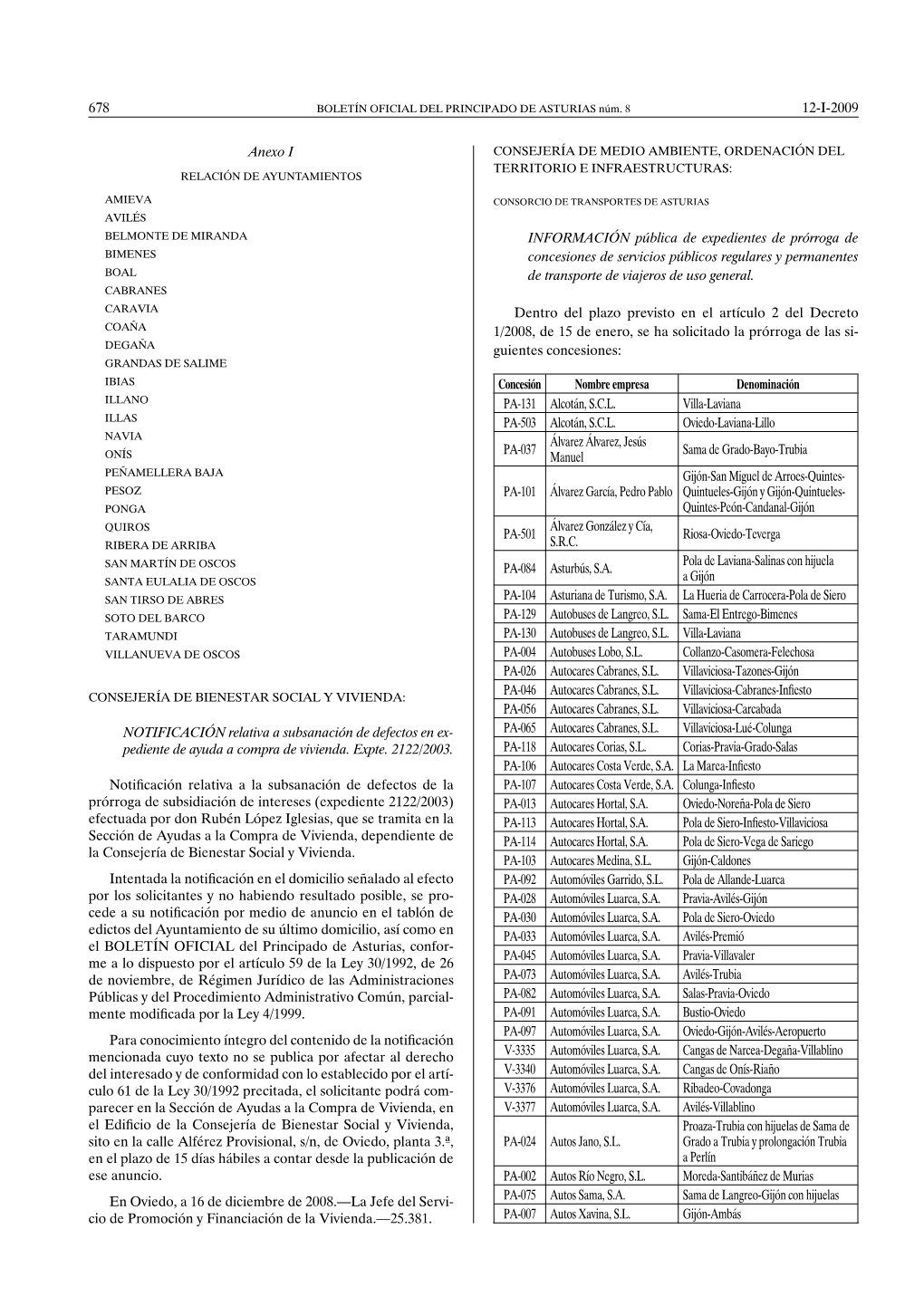 678 12-I-2009 Anexo I Notificación Relativa a Subsanación De Defectos