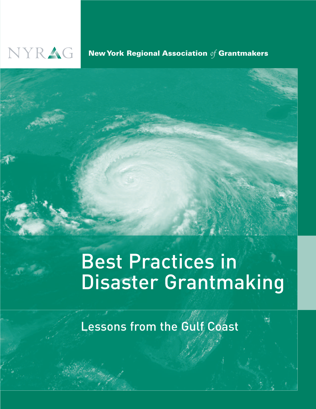 Best Practices in Disaster Grantmaking