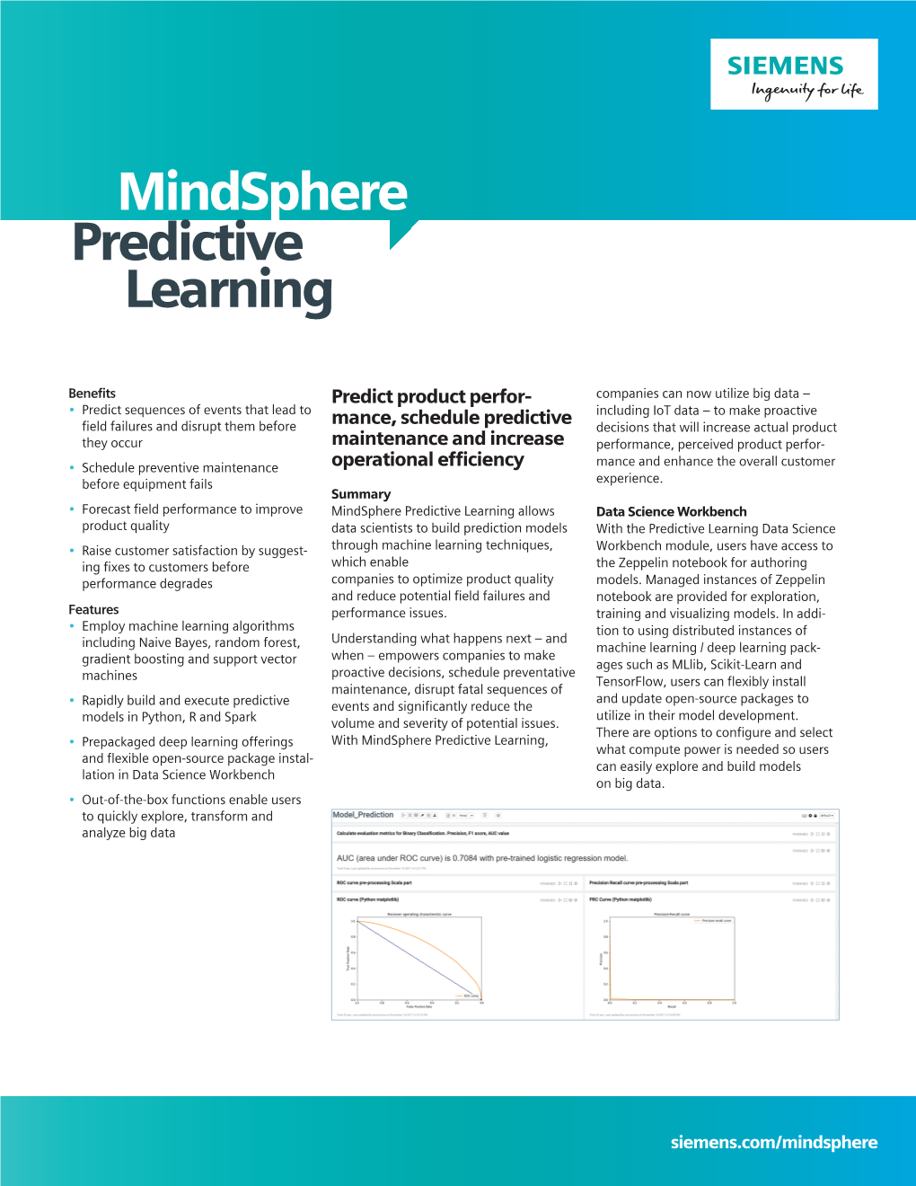 Mindsphere Predictive Learning