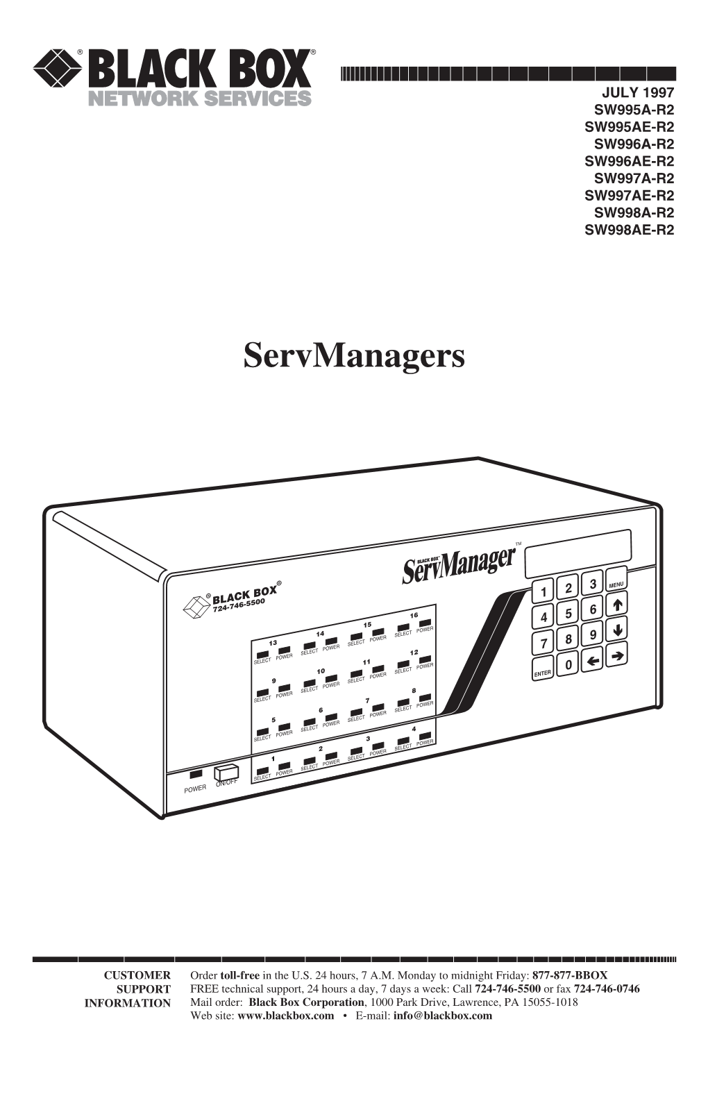 Servmanagers