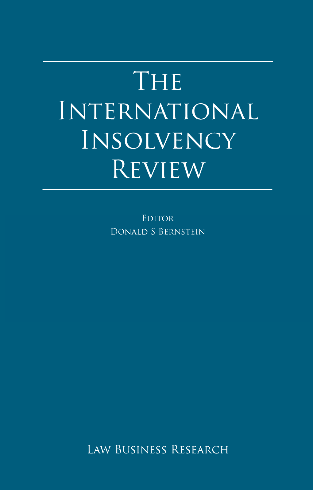The International Insolvency Review