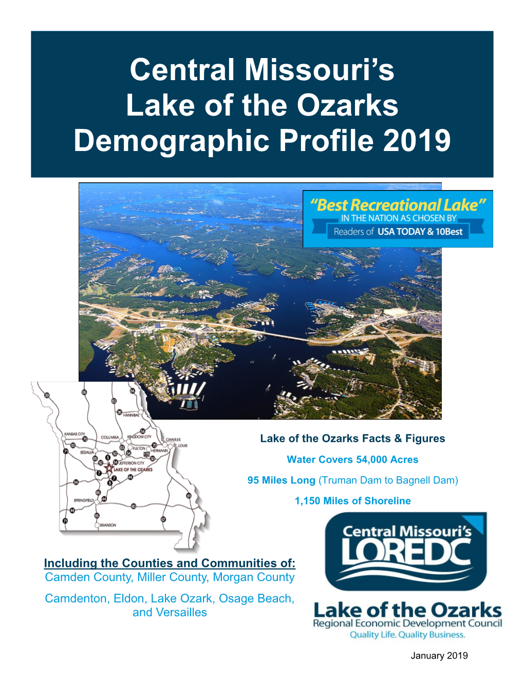 Central Missouri's Lake of the Ozarks Demographic Profile 2019