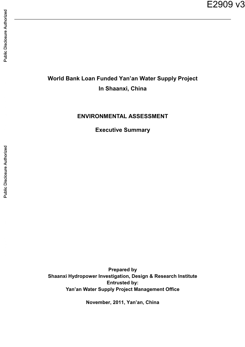 5. Environmental Baseline