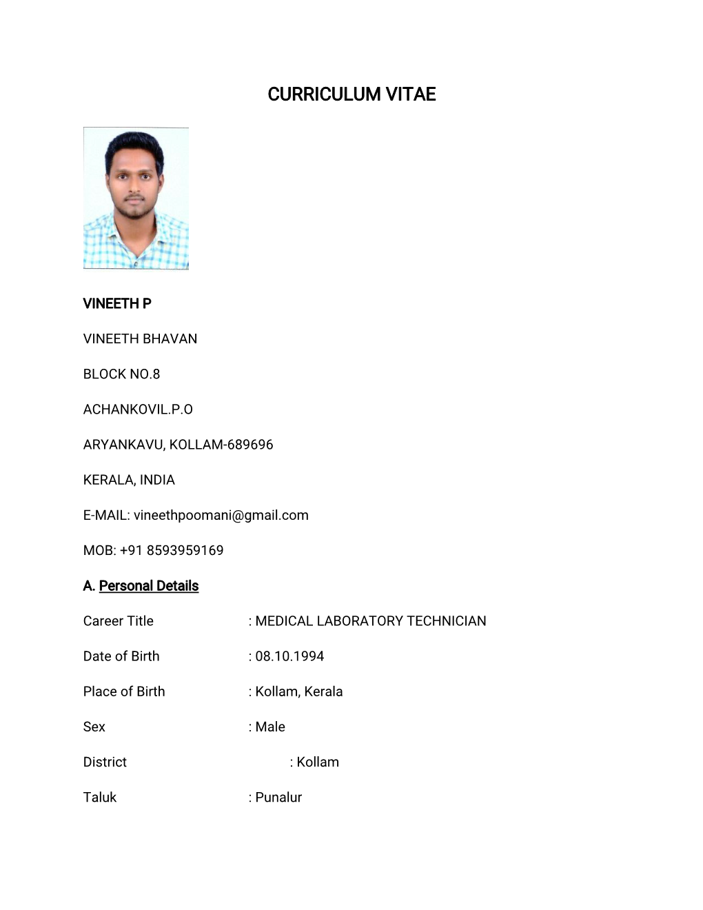 Vineeth Resume1.Pdf
