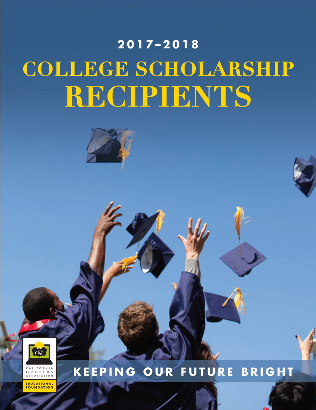 2017–2018 College Scholarship Recipients