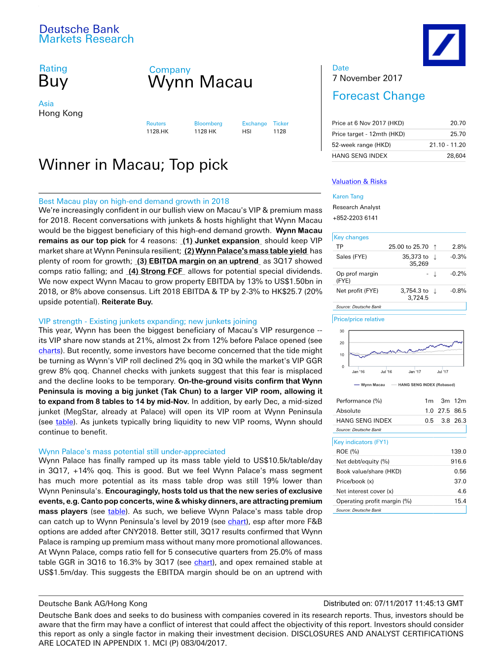 Buy Wynn Macau