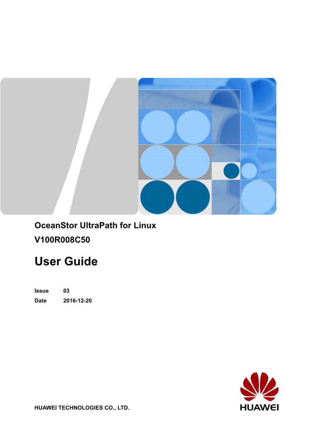 Oceanstor Ultrapath for Linux V100R008C50 User Guide