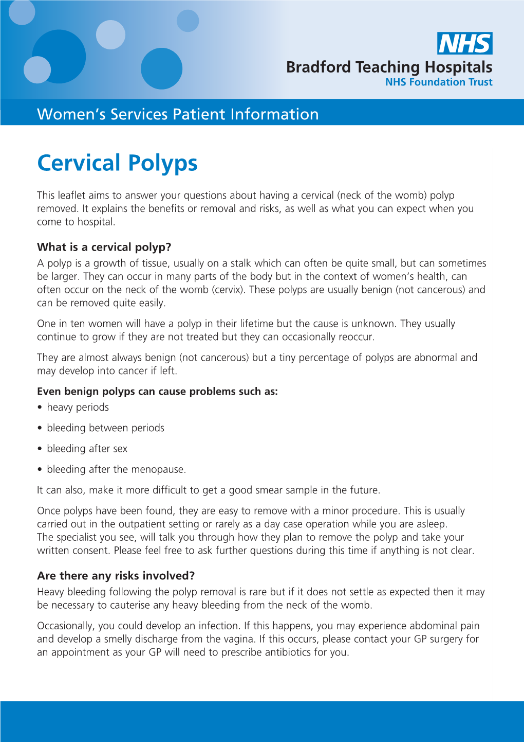 20061614 Cervical Polyps.Indd