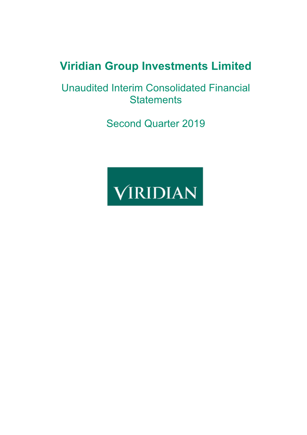 Viridian Group Investments Limited