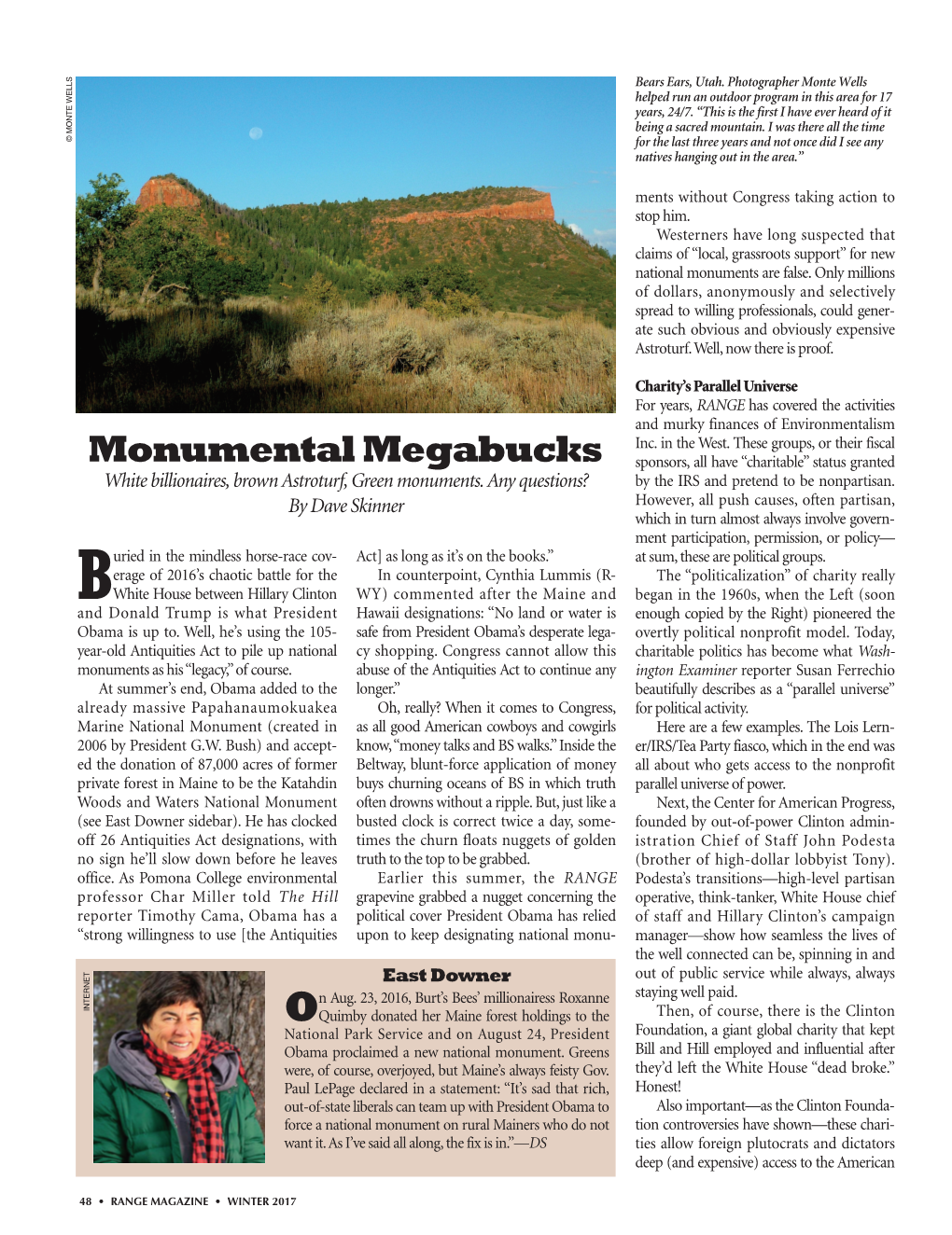 RANGE Magazine-Winter 2017-Monumental Megabucks