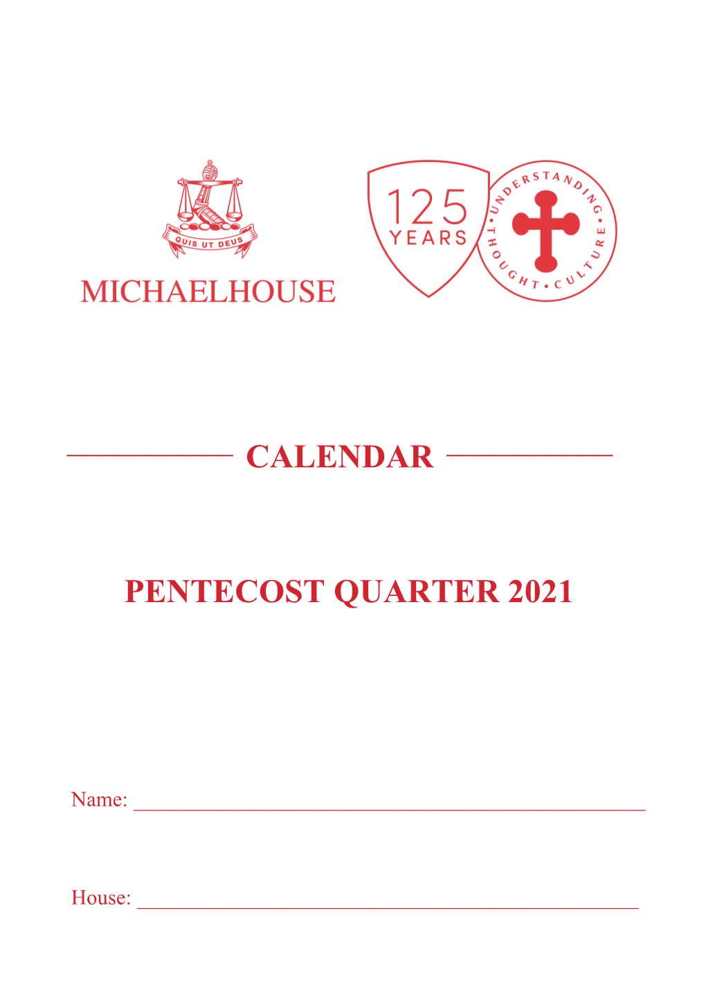 Pentecost Quarter 2021