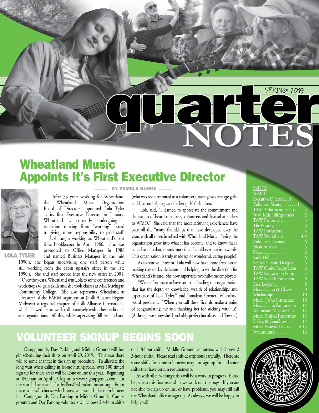 Wheatland Music Appoints It's First Executive Director