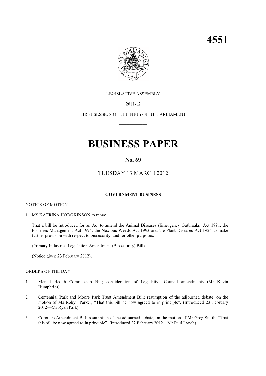 4551 Business Paper