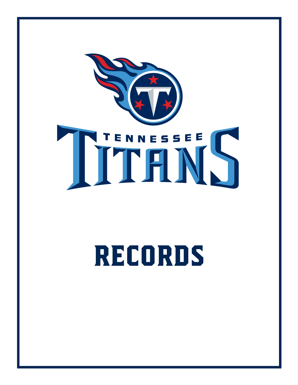 RECORDS Tennessee Titans 2019 Media Guide Records ALL-PRO and PRO BOWL LEADERS