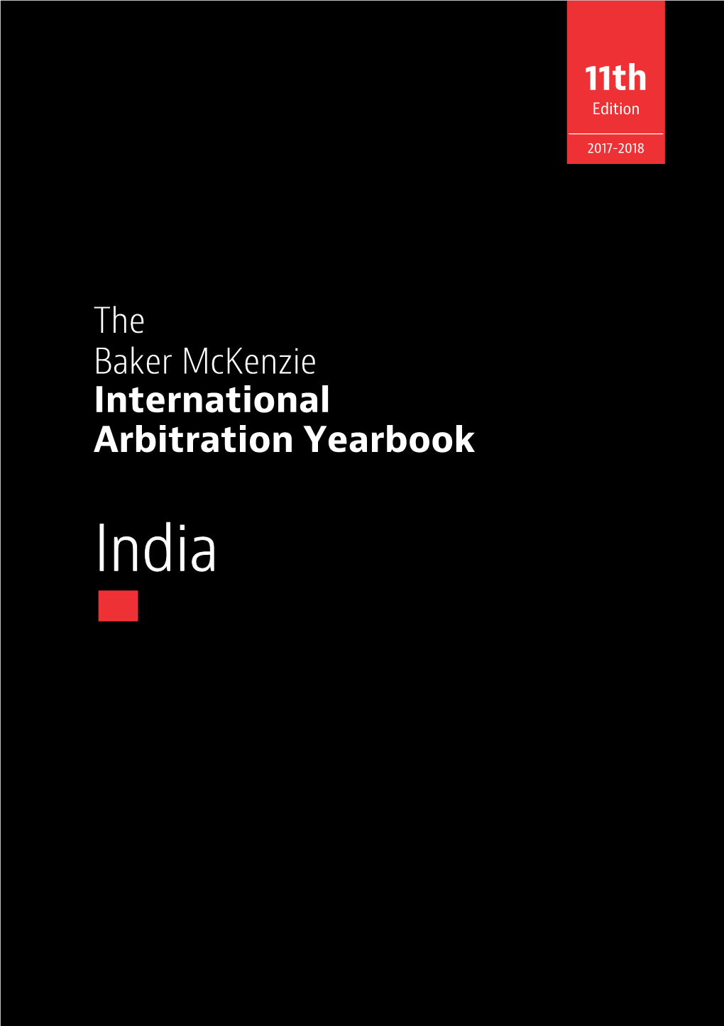 India 2018 Arbitration Yearbook | India