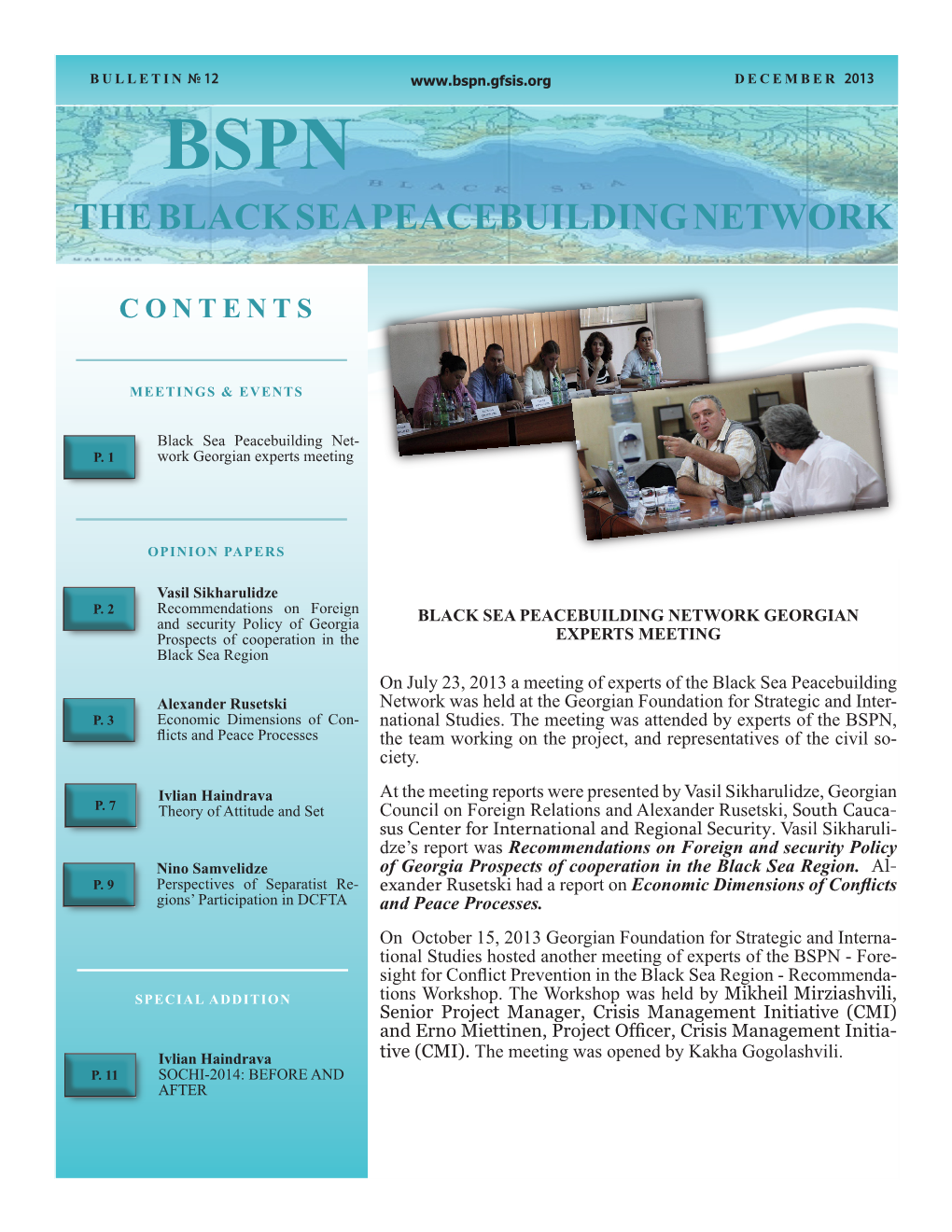 The Black Sea Peacebuilding Network