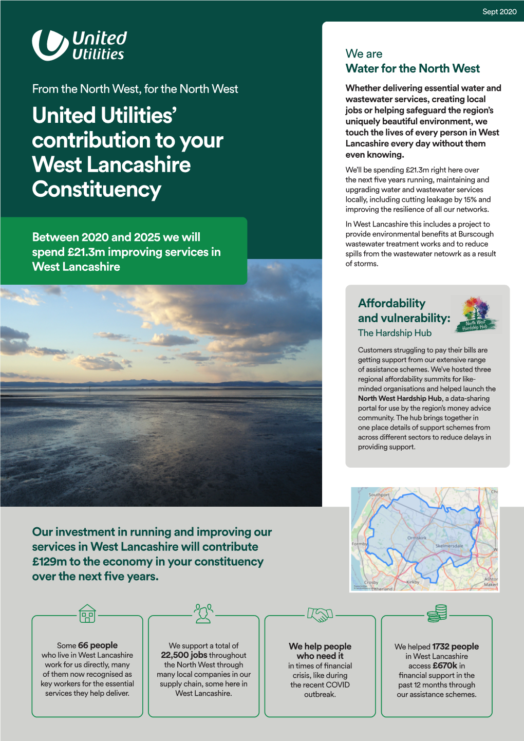 United Utilities' Contribution to Your West Lancashire Constituency