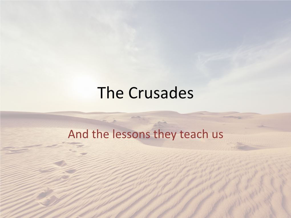 The Crusades