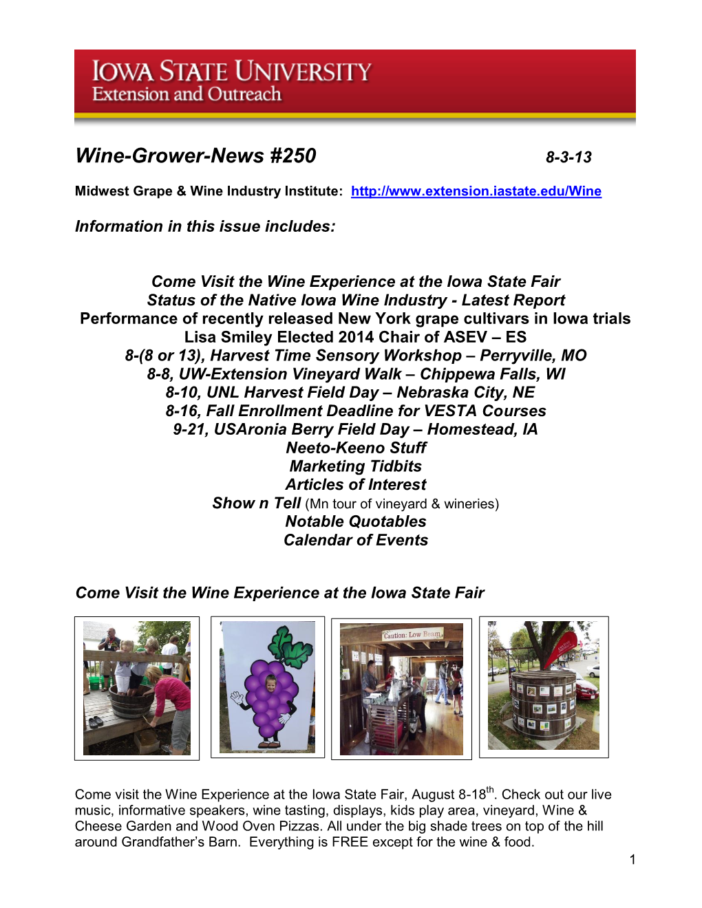 Wine-Grower-News #250 8-3-13
