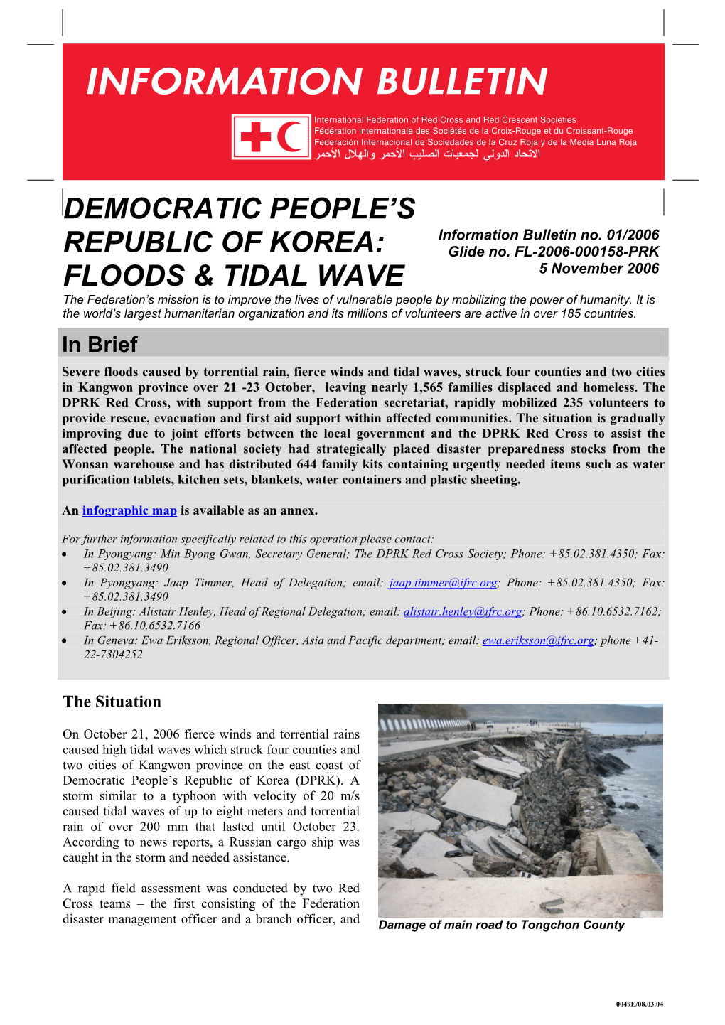 Floods & Tidal Wave