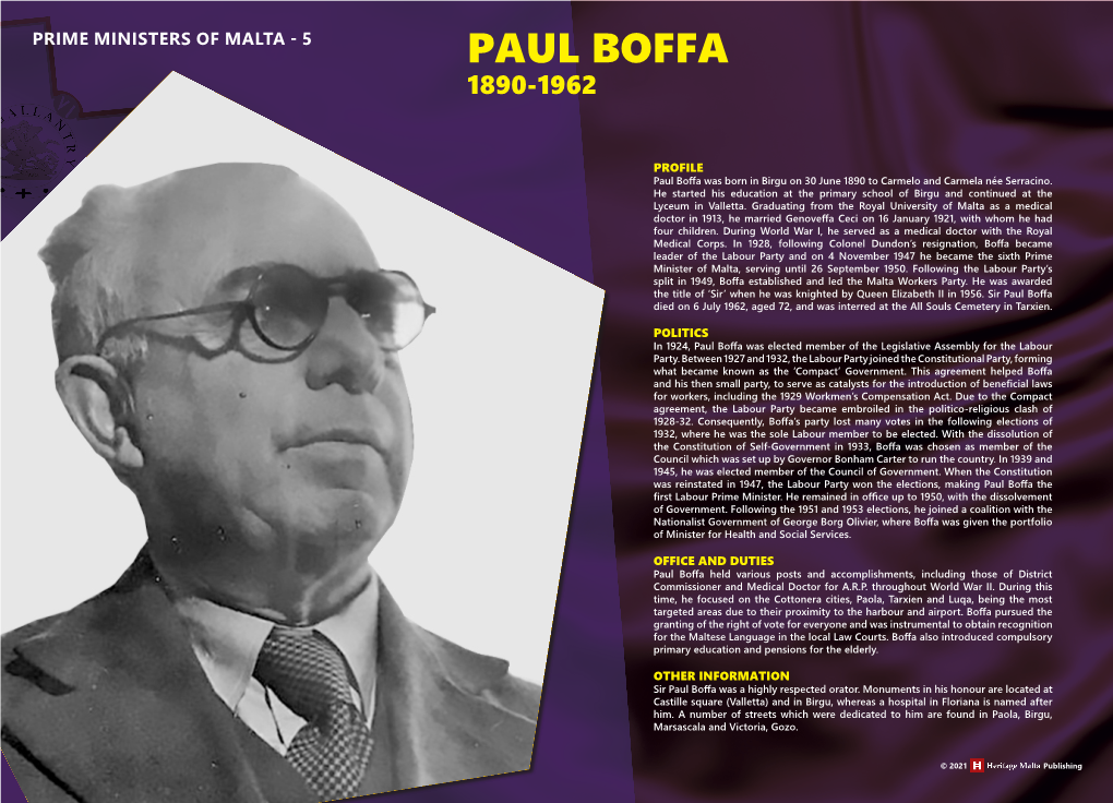 Paul Boffa 1890-1962