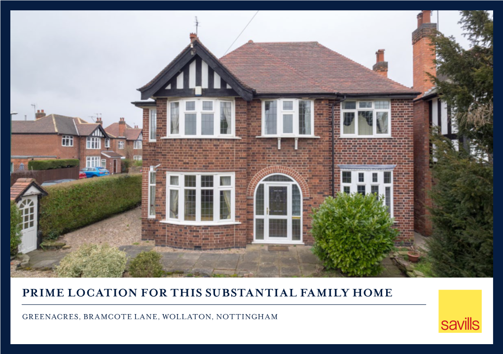 Prime Location for This Substantial Family Home