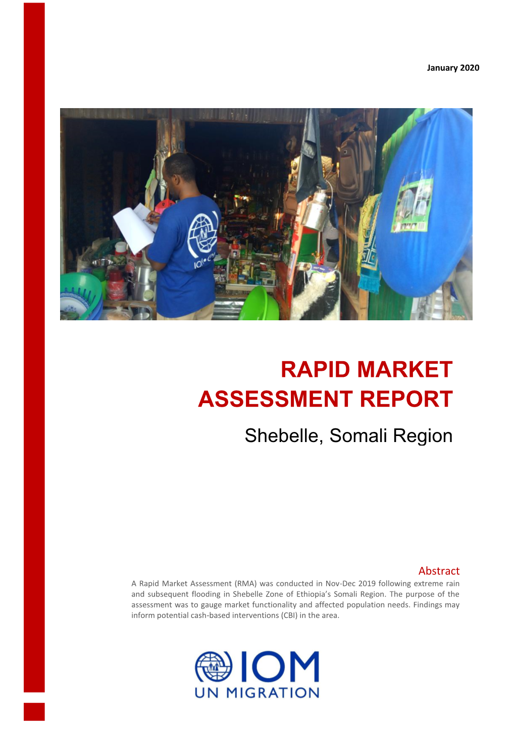 RAPID MARKET ASSESSMENT REPORT Shebelle, Somali Region