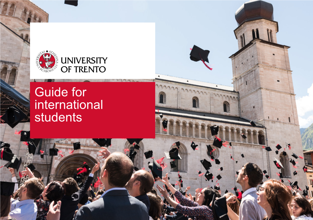 Guide for International Students Unitrento 3.850 in Master Numbers Students