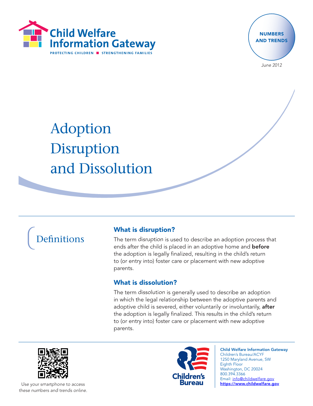 Adoption Disruption and Dissolution