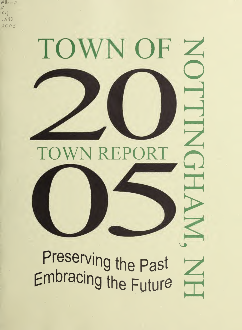 Annual Report of the Town of Nottingham, New Hampshire
