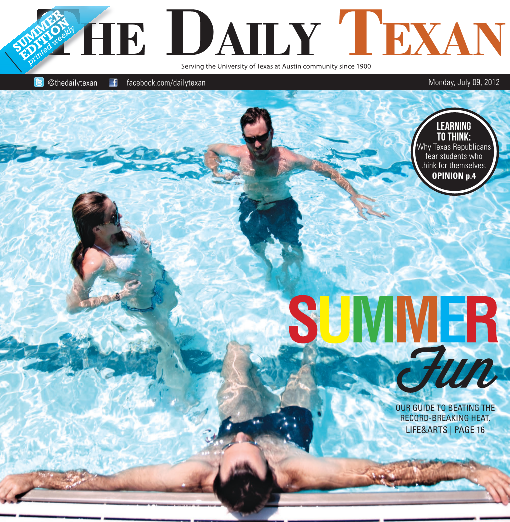THE DAILY TEXAN by the Daily Texan and Texas CONTENTS Student Media